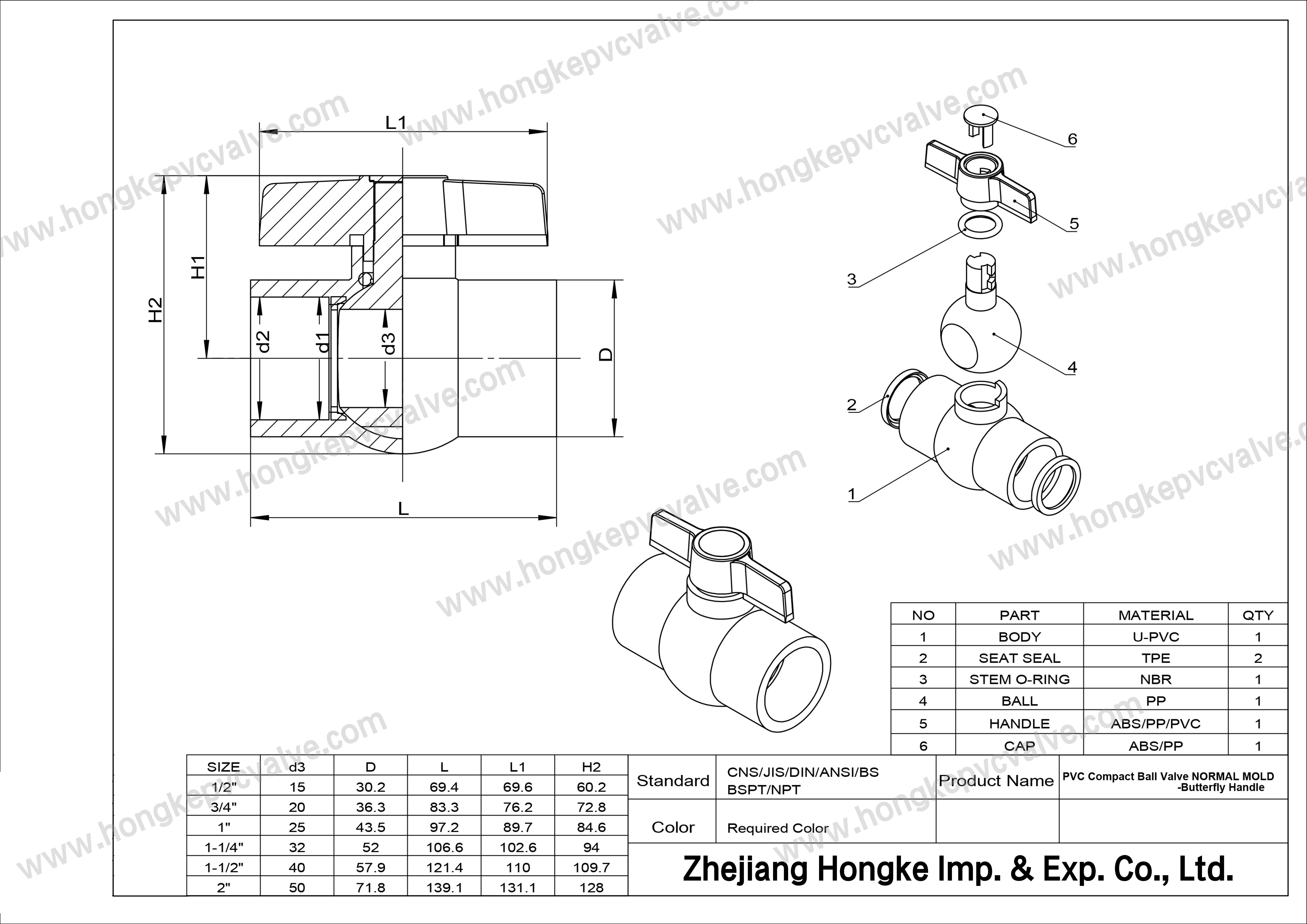 pvc kulový ventil pdf