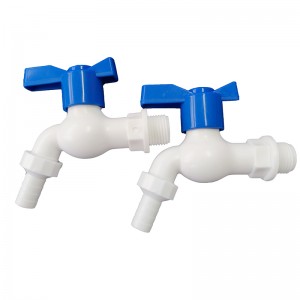 PP Plastic Bathroom Faucet With Blue Handle