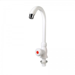 PVC Plastic Kitchen Single Cold Sink Faucet