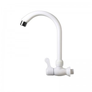 PVC Plastic Kitchen Single Cold Sink Faucet
