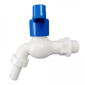 PP Plastic Bathroom Faucet With Blue Handle