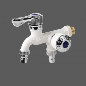Plastic multifunctional one-in-two faucet factory