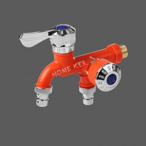Plastic multifunctional one-in-two faucet factory