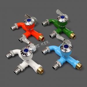 Plastic multifunctional one-in-two faucet factory