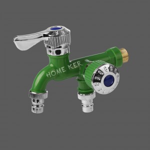 Plastic multifunctional one-in-two faucet factory