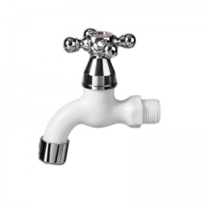 PP Cross Handle Faucet For Outdoor