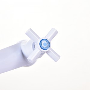 Porcelain White ABS Single Cold Faucet