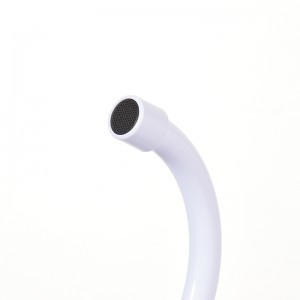 White ABS In-Wall Kitchen Faucet