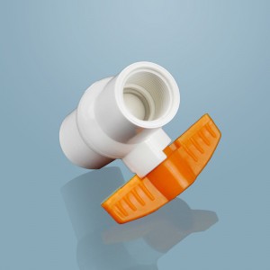 PVC ball valve with internal thread For water supply