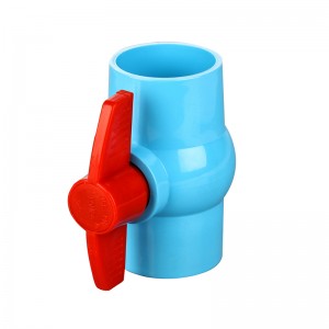 PVC irrigation plastic ball valve Blue