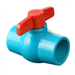 PVC irrigation plastic ball valve Blue