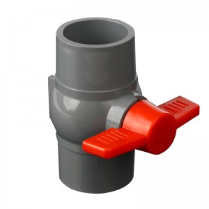 Dark Gray Ball Valve With Base