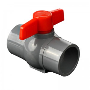 Dark Gray Ball Valve With Base