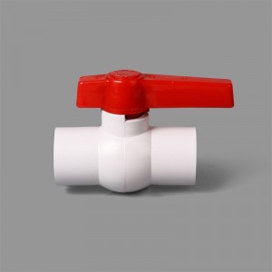 PVC valve with long handle ball valve