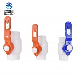 PVC Water Ball Valve Iron Handle Wholesale