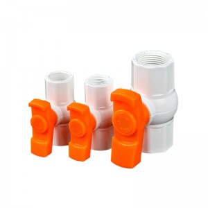Compact PVC Ball Valve Threaded Interface
