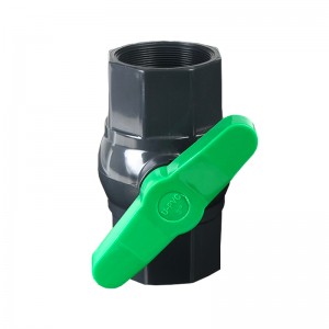 Dark Gray Heavy Octagonal Ball Valve