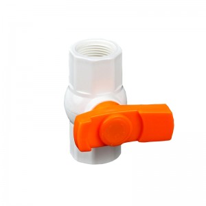 Compact PVC Ball Valve Threaded Interface