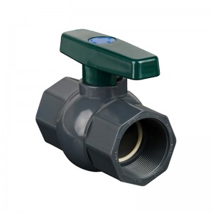 Dark Gray Heavy Octagonal Ball Valve