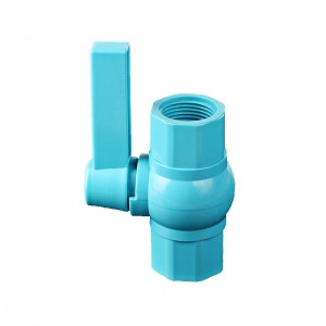 Hongke Blue High Quality Plastic PVC 4 Inch Octagonal Ball Valve