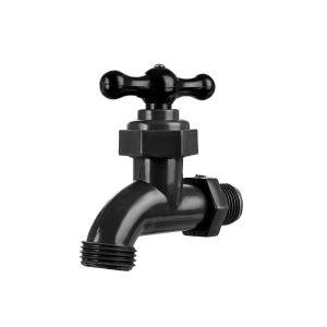 Hongke For India Plastic PVC Faucet With Stainless Mouth Water Tap
