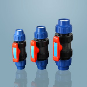 Hongke High Quality PVC Double Union Ball Valve