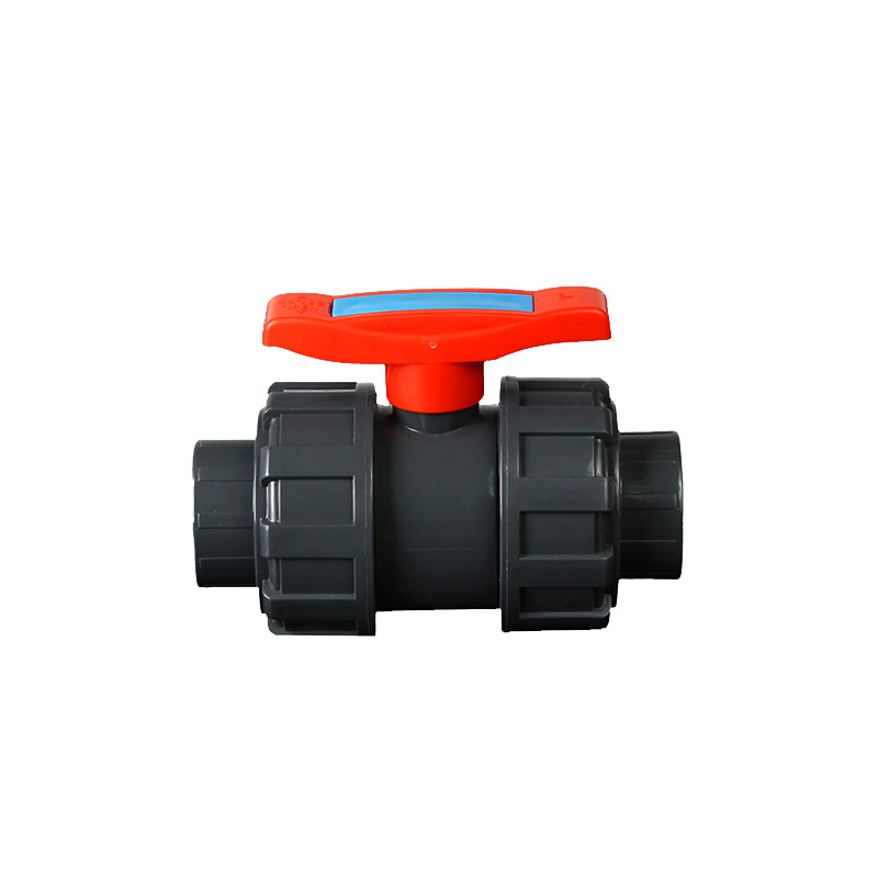 Hongke High Quality PVC Double Union Ball Valve Featured Image