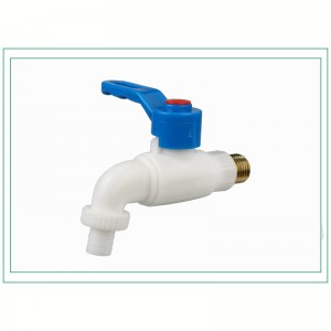Hongke New Plastic Color Can Open PVC Faucet On Both Sides PVC Tap
