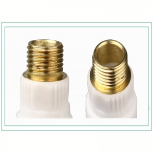 Hongke New Plastic Color Can Open PVC Faucet On Both Sides PVC Tap