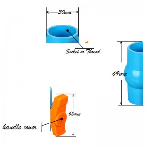 1/2″ Ball Valve Thickened Inner Wall