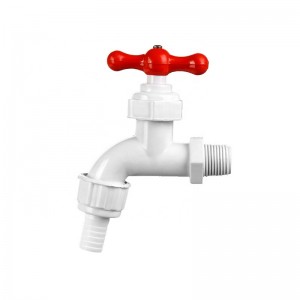 Hongke Plastic PVC Water With Nozzle Hose Bib Cock Faucet