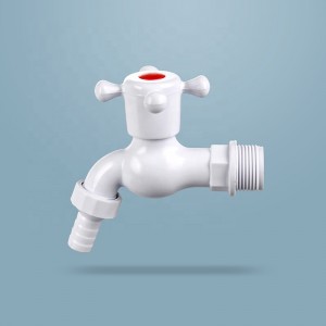 Hongke Plastic PVC Water With Nozzle Hose Bib Cock Faucet