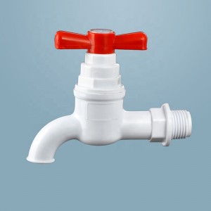 Hongke Plastic PVC Water With Nozzle Hose Bib Cock Faucet