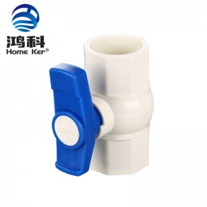 Octagonal Ball Valve With Yellow Handle