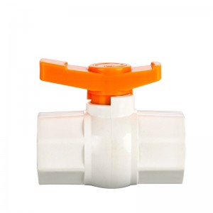 Octagonal Ball Valve With Yellow Handle