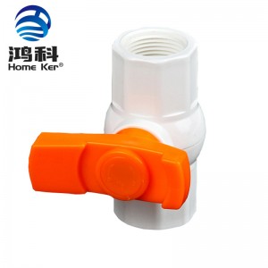 Octagonal Ball Valve With Yellow Handle
