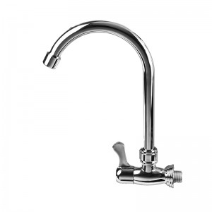 ABS Plating Faucet Into The Sink, Slow Flow 360°Rotating Bibcok