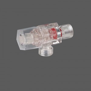 Transparent Plastic Angle Valve Manufacturer