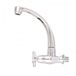 Silver Plastic Kitchen Faucet