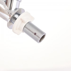 Cross handle vertical ABS kitchen faucet