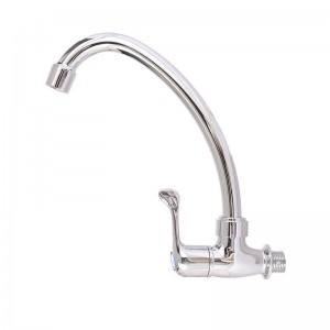ABS electroplated silver built-in kitchen faucet
