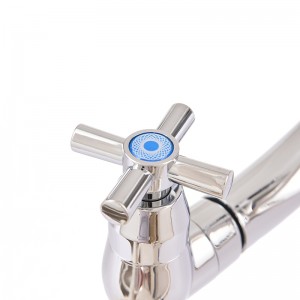 Silver Plastic Kitchen Faucet